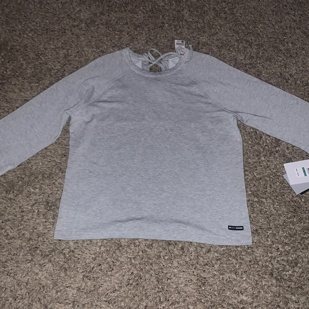 Stylish grey winter sweater